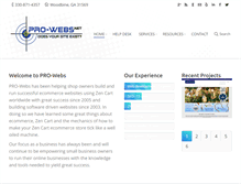 Tablet Screenshot of pro-webs.net